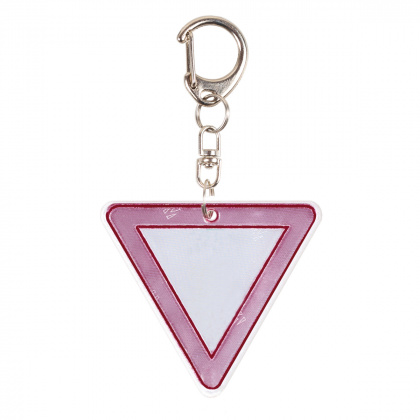 Reflexní přívěsek - Dej přednost v jízdě - splňuje EN 13356 | EN 17353